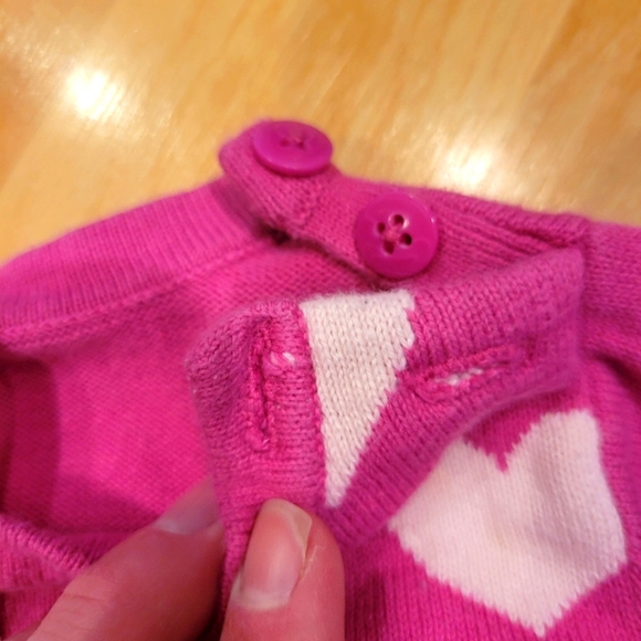 Levi's boot Cut Denim Jeans Size 12 months Cherokee heart sweater - Picture 4 of 10